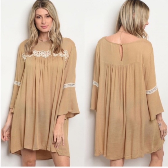 Boho Chic Tunic Dress SMALL - Picture 2 of 6